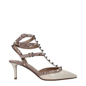 Valentino Garavani Beige Leather High Heel Women's Pumps